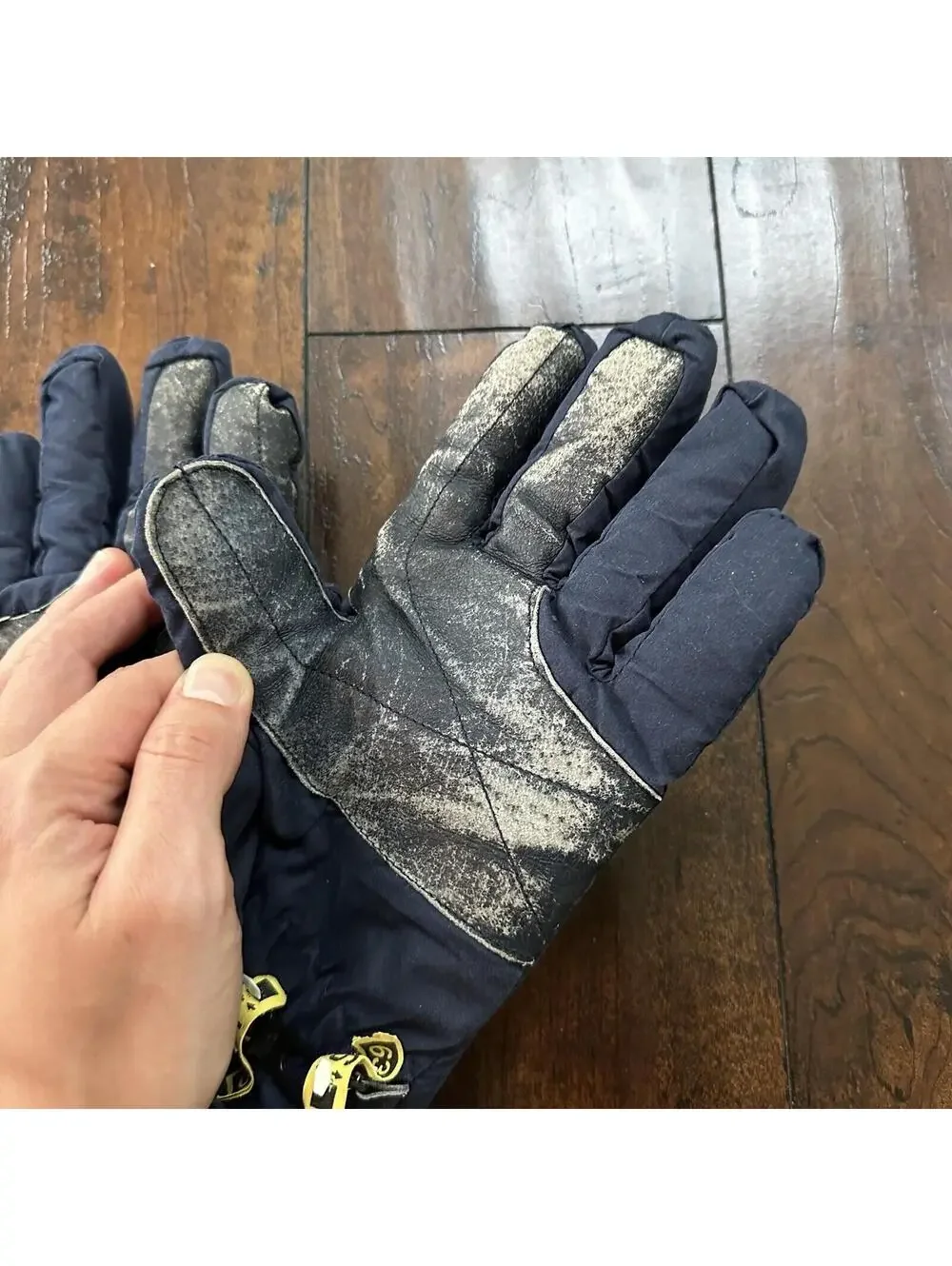 Vintage Gore-Tex Thinsulate Blue Snow Gloves Ski Gear Ladies Size Medium